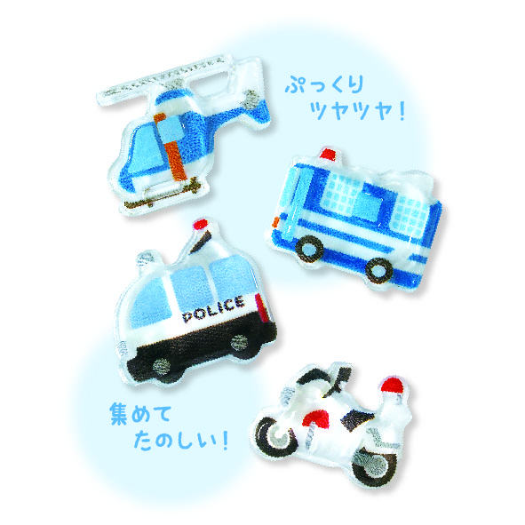 【警察限定】アニマルポリスぷっくりジュエルシールの商品画像