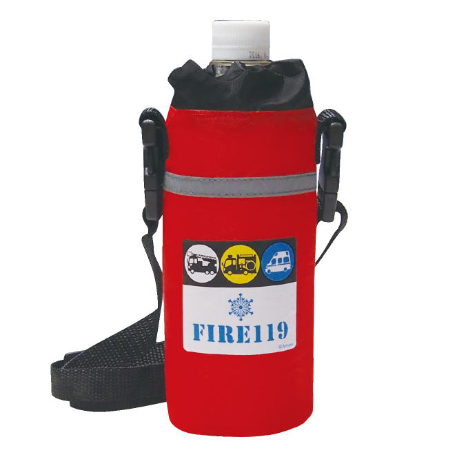 消防反射ペットボトルホルダーの商品画像