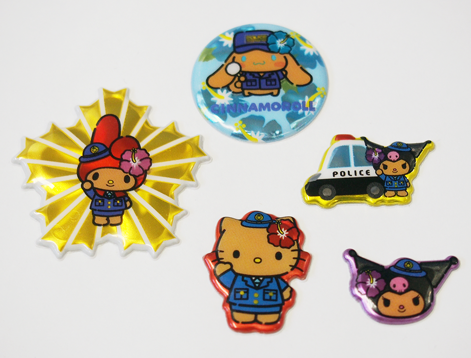 NEW【サンリオ×POLICE】日焼けぷっくりシールの商品画像