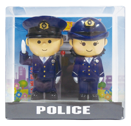 【リニューアル】敬礼！ソーラーお巡りさんミニの商品画像