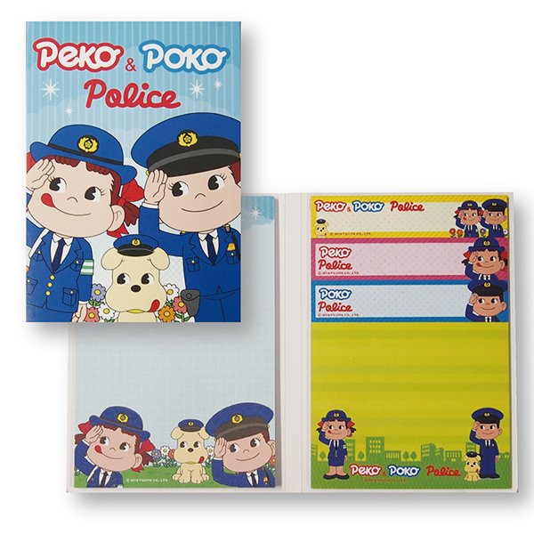 PEKO &POKO POLICE パタパタ付箋メモの商品画像