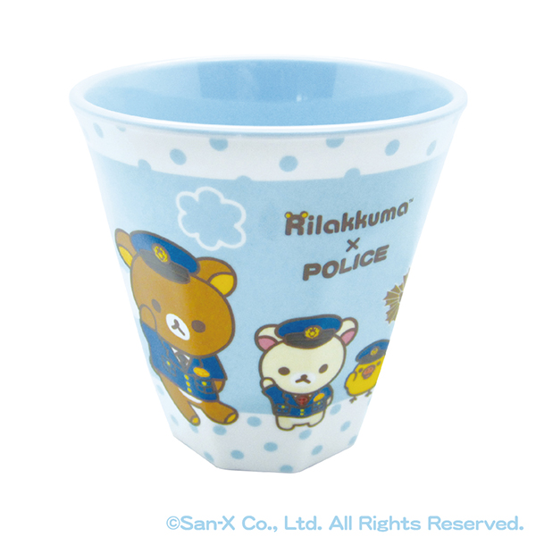 警察リラックマメラミンカップの商品画像